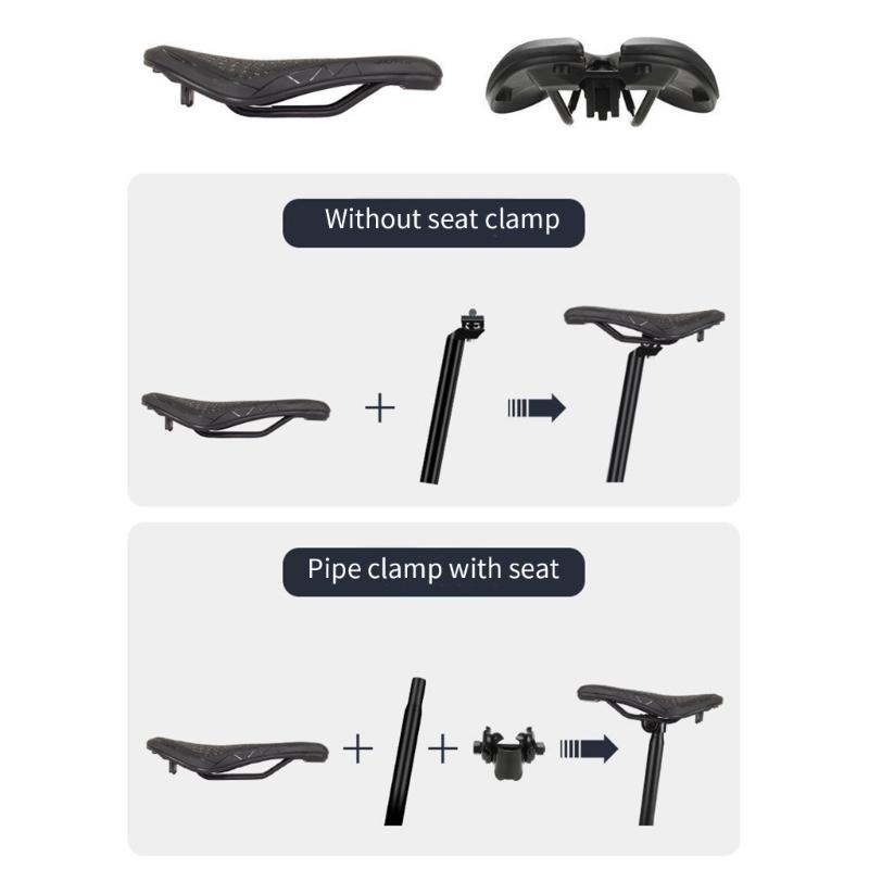 Sella per Bicicletta Sedile per Biciclette Cuscino Imbottito per Ciclismo Professionale Strada MTB Sedile per Bici