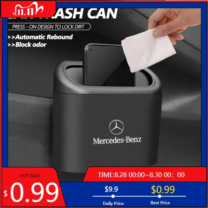 GLC GLB Autokoš Přenosný odpadkový koš Koš s víkem Pro Mercedes Benz AMG W203 W206 W220 W205 W211 W212 W201 W210 W10