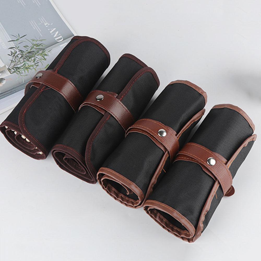 Professional Pencils Roll Up Case Set 36 Colors Art Drawing Pencils Bag Sketching Supplies Organizer for Travel Portable School