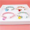 Pet Supplies Cat Collar Anti-choking Collar Cat Face Buckle Ethnic Jacquard Cat Collar with Bell Adjustable Safety Necklace