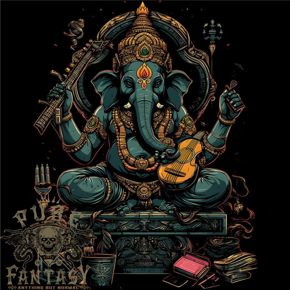 26 Ganesha Hindu God Ganapati Elephant Mens Light Cotton T-Shirt Unisex T-Shirt XXL