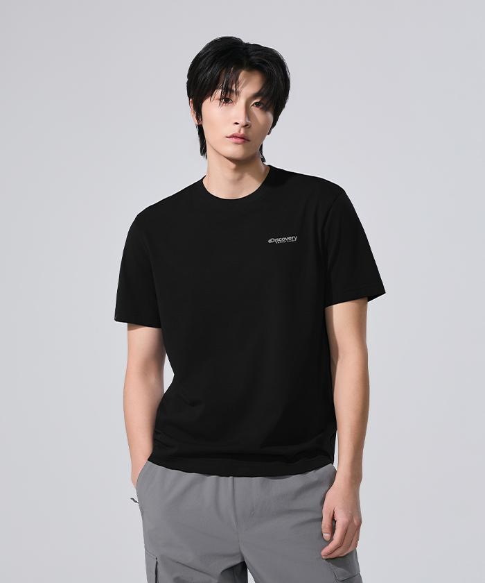 DISCOVERY EXPEDITION Men'S Freshvent Denver Short Sleeve T-Shirt (Black)
