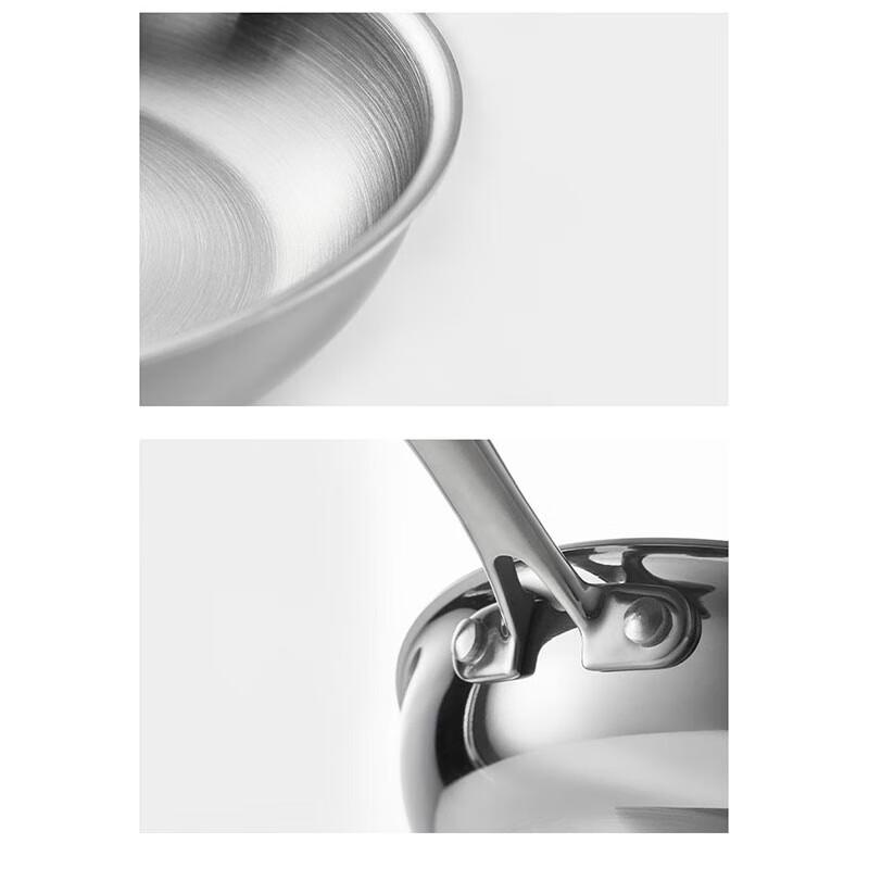 Shangheng 26cm Stainless Steel Frying Pan