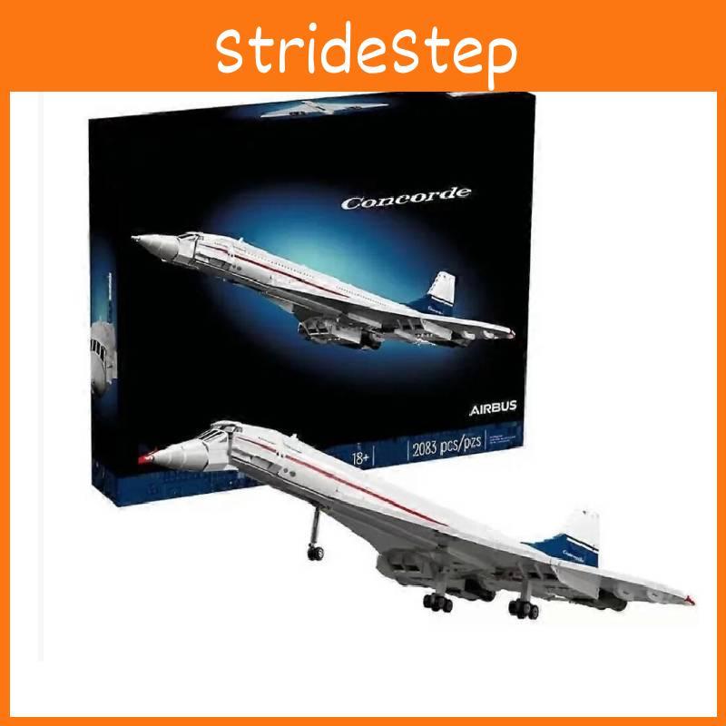 Building Airbus Concorde Blocks Air Plane Model Educational Toys Christmas Gifts
