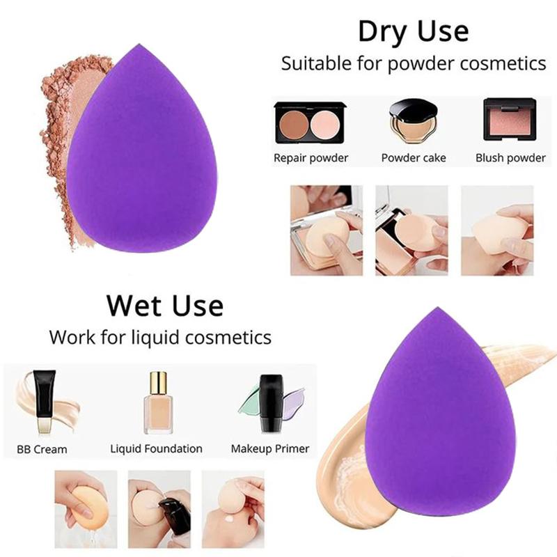 12 Makeup Sponge Makeup Egg Velvet Triangle Powder Puff Face Finger Air Powder Puff Mini Makeup Egg Foundation Liquid  Tool