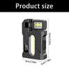 2PCS Magnetic Work Light With Type C Fast Charging IP68 Waterproof Rotatable Head For Technicians Repair And Cave Exploration