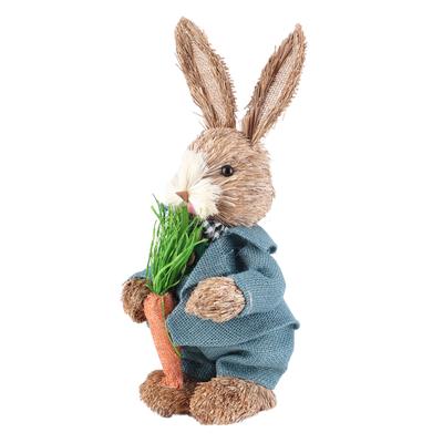 Ostern Rustikaler Hasenanhänger Niedlicher Simulationshase Oster-Heimdeko