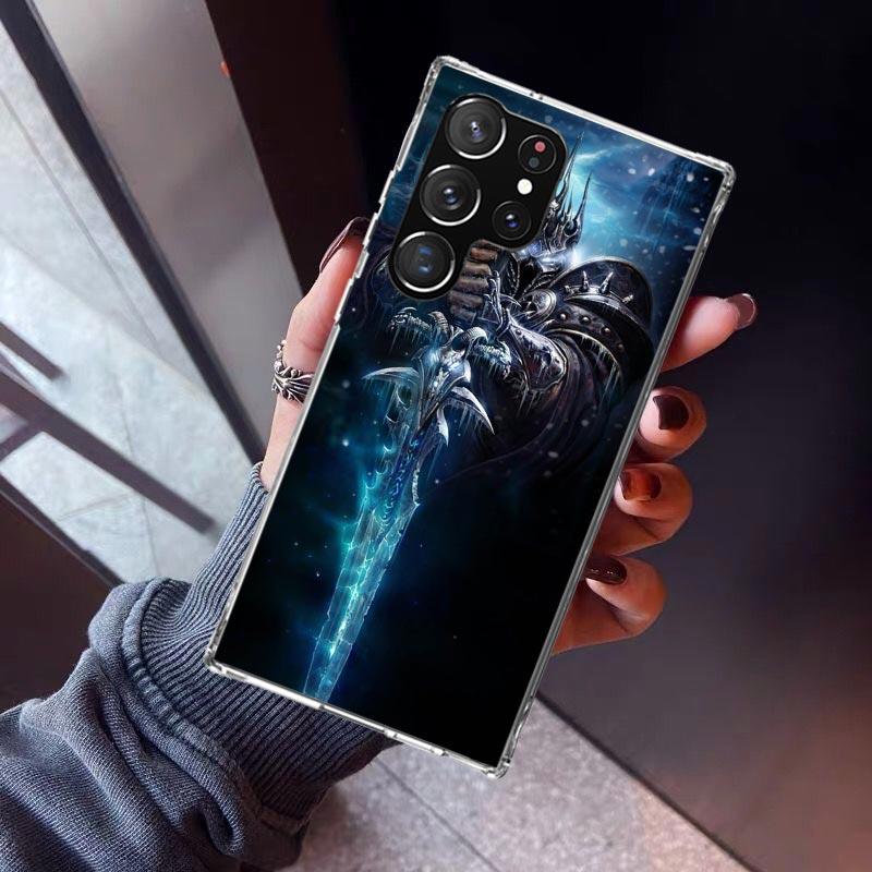 W-World Of W-Warcraft W-Wow Phone Case For Samsung Galaxy S23 S24 S25 Edge S26 Ultra S22 + S21 Plus S20 FE Cover Silicone Print