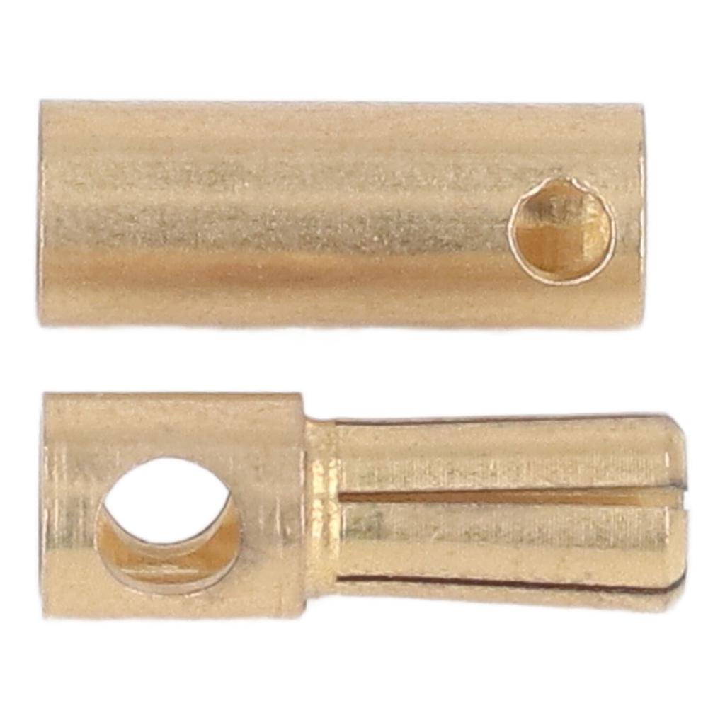 30 Sets Lithium Battery Power Connectors High Current Gold Plated Brass Plug and Socket Set