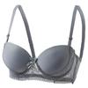Sexy Lace Smooth Fabric Push-Up Underwire Bra with Anti-Sagging Side Support