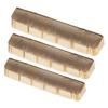 1Pc Golden 72/76mm Guitar Bridge Saddle Slotted Compensated for Folk Guitar