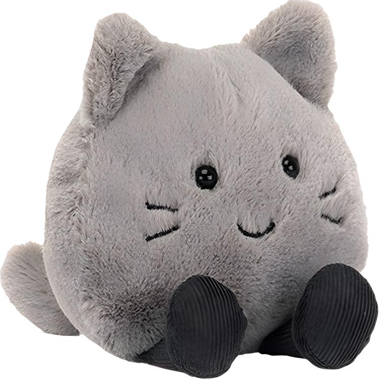Jellycat Cat Series Amuseabean Playful Kitten Companion Doll Plush Doll 10cm Height
