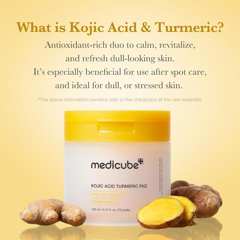 Medicube Kojic Acid Turmeric Pad (70ea)