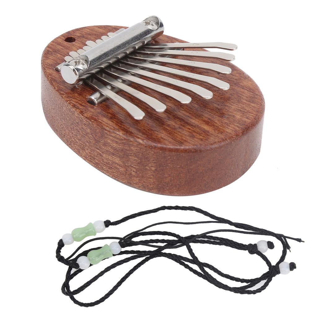 Mini Tumme Piano Söt Bärbar Finger Kalimba med 8 Tangenter för Barn Vänner på Semester