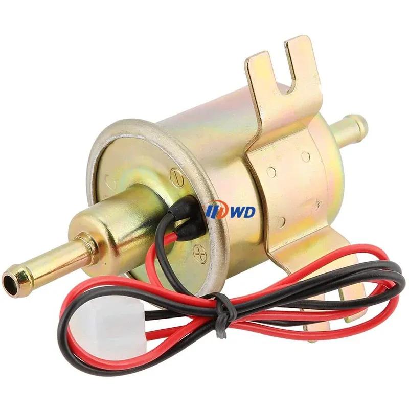 Electric Fuel Pump HEP-02A 12/24V Low Pressure Electric Fuel Pump Petrol Gas Diesel Pump with Tall Kit