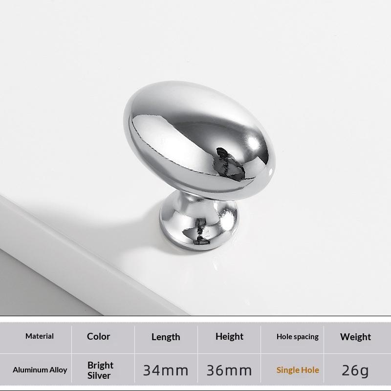 Aluminum Alloy Furniture Knobs Rustproof Waterproof Surface Classic Design for Cabinet Drawer Dresser Bathroom Kitchen Furniture