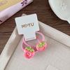 Cute Cartoon Children's Fruit Elastic Band, Girls' Summer Braided Hair, Candy-colored Hair Tie and Hair Band, Princess Hair Tie and Hair Accessory