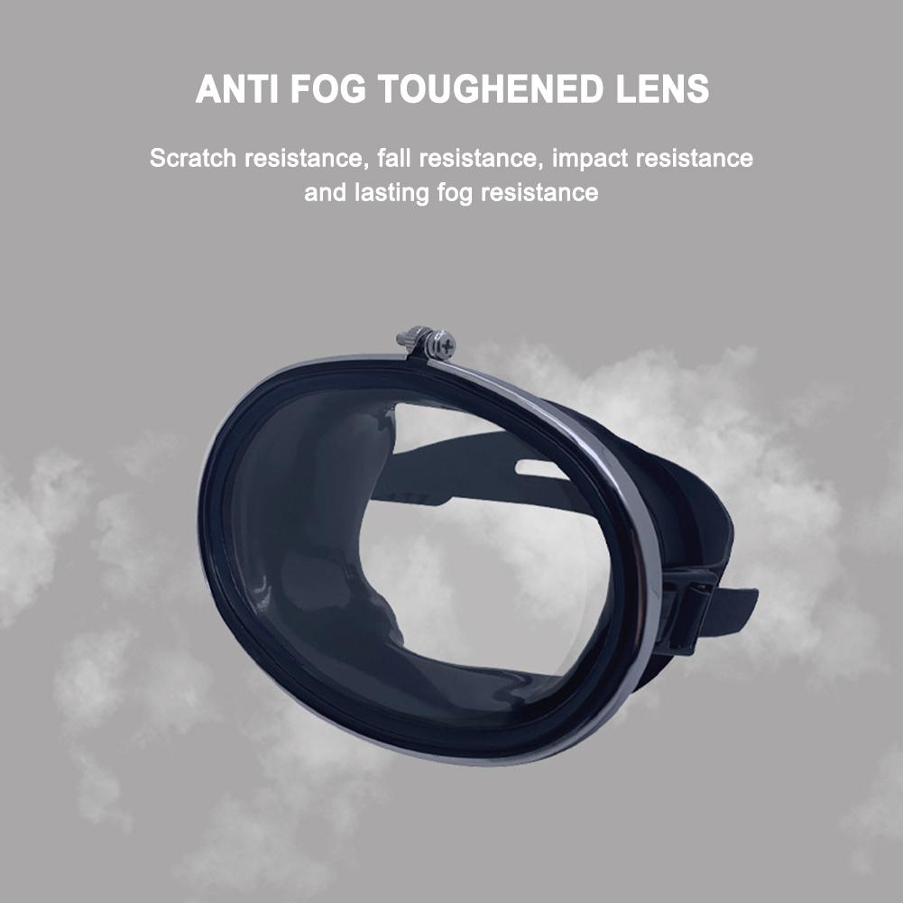 No Fogging Free Diving Goggles Waterproof Underwater Glasses Oval Swimming Goggles Snorkeling Mask for Swimming Diving