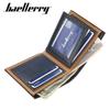 Wallet Men's Short Style European American Horizontal Multi Card Simple Business Soft