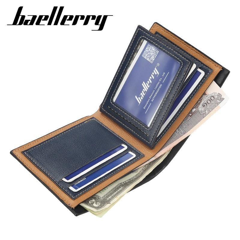 Wallet Men's Short Style European American Horizontal Multi Card Simple Business Soft