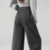 Izzue Women's Wool Blend Wide-Leg Pants