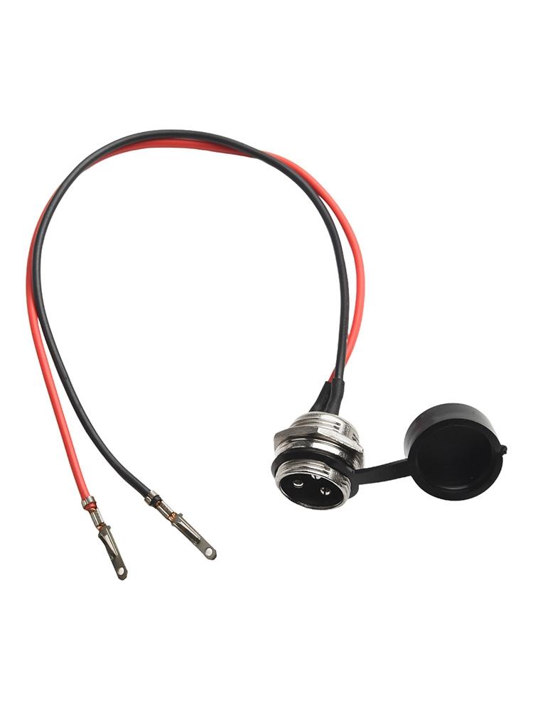 3 PIN Connector Battery Charger Port Waterproof Socket