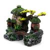 Simulation Aquarium Rockery Mountain Decoration Artificial View Rock Cave Stone Tree Fish Tank Ornament Pet Supplies Home Decor