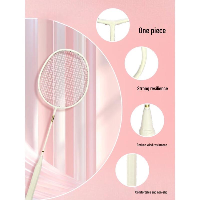 WEZHO Carbon Composite Badminton Racket Set