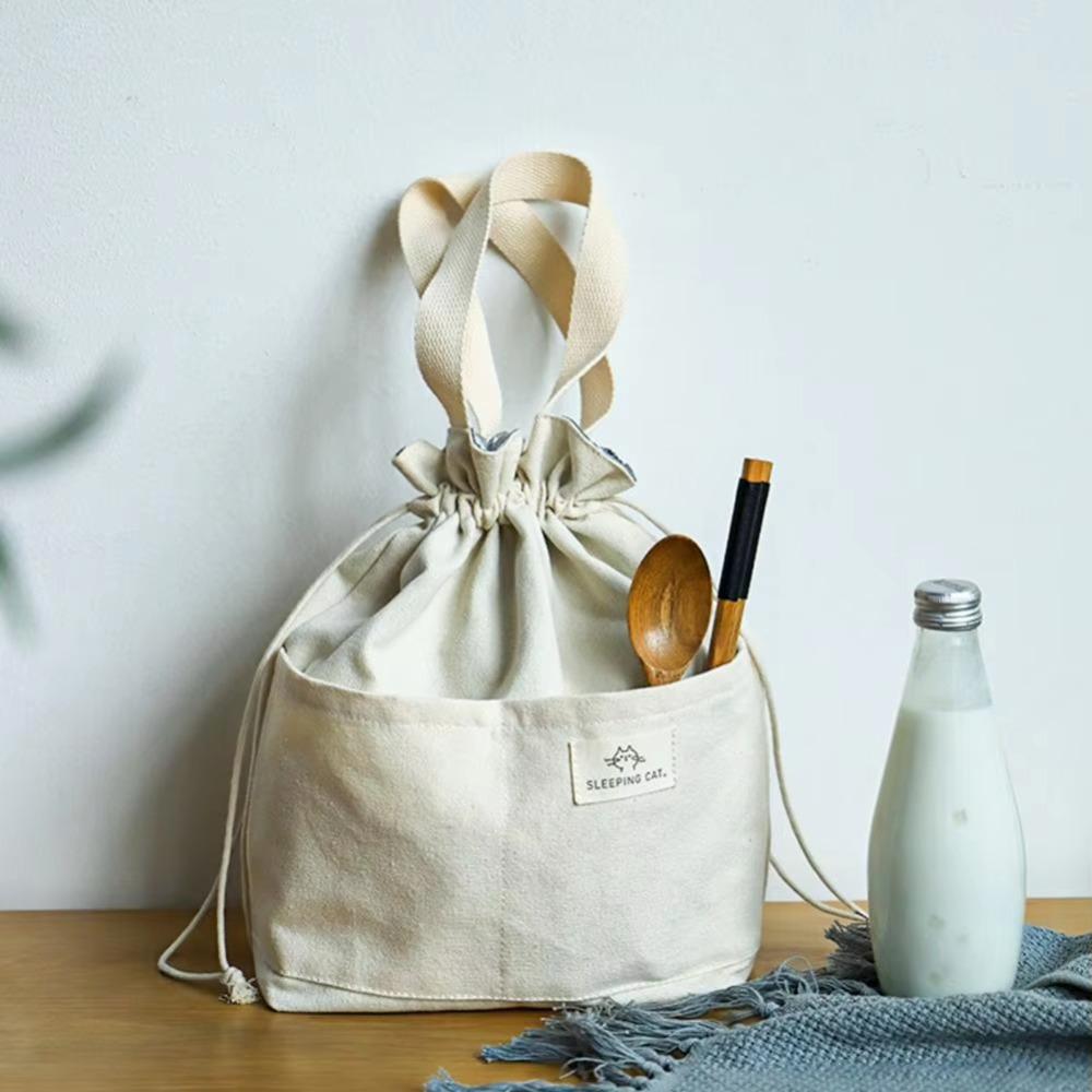 Alufolie-Einsatz Lunchbox Isolierbeutel Japanischer Stil Reisschale Aufbewahrungstasche für den täglichen Gebrauch