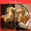 Chinese Zodiac Gold Horse Plush Figurine With Pp Cotton Filling For Desk Display And Gift