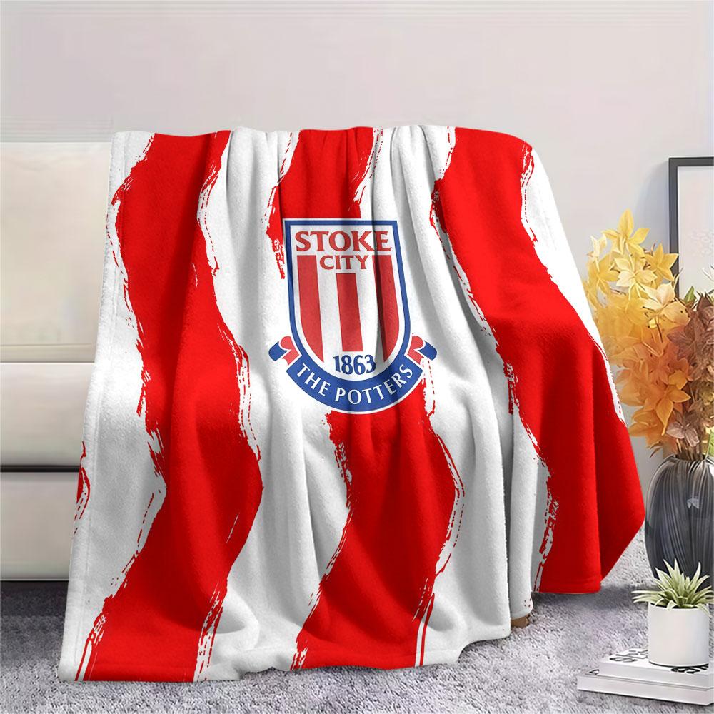 SCFC Logo Blanket, High Quality Comfortable for All Seasons, Home Decor, Warmth and Comfort