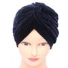 1 pezzo Moda Vogue Musulmano Fazzoletti in Velluto Dorato India Copricapo da Donna Cappello Caldo Berretto Nuovo