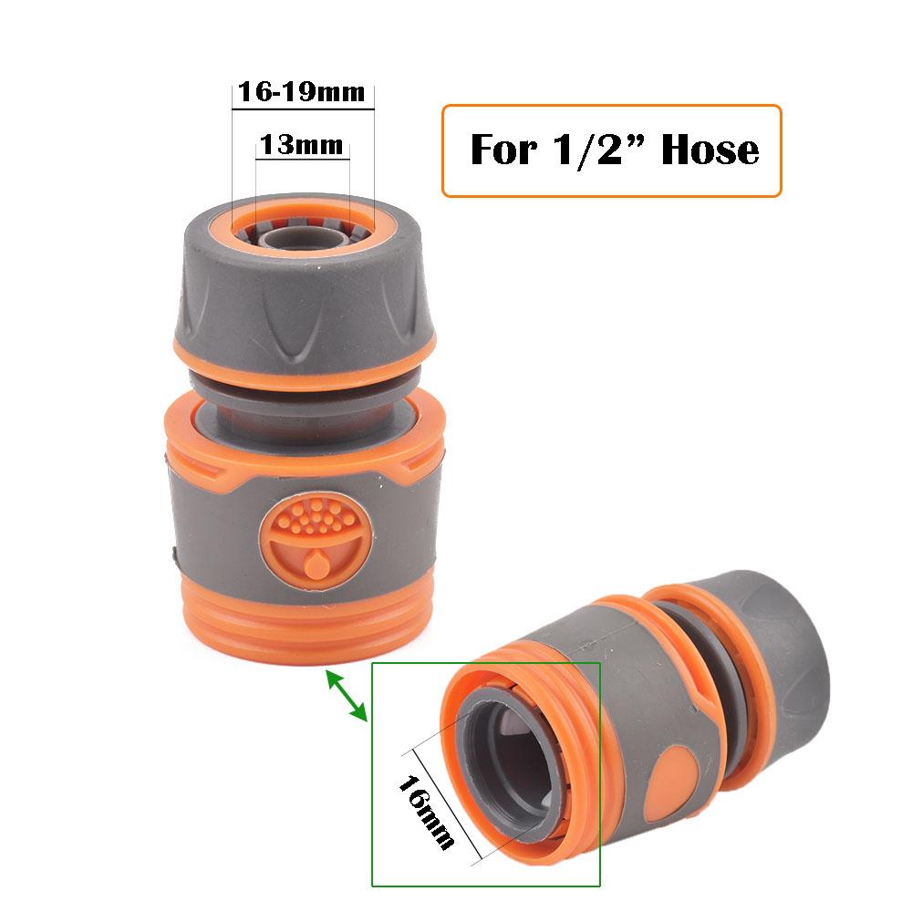 Garden Hose Quick Connector 1/2 3/4 1 Inch Pipe Coupler Stop Water Connector 32/20/16mm Repair Joint Irrigation System