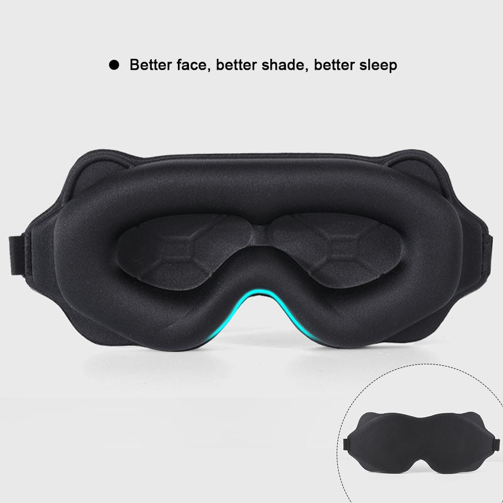3D Stereoscopic Eye Mask Memory Cotton Sleep Eye Mask Travel Business Trip Nap Shading Eye Mask Eye Cover Patch