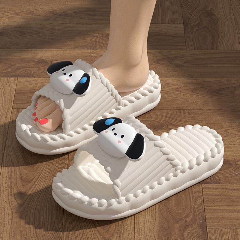 Slippers Women's Summer Home Indoor Thick-soled Household Bathroom Non-slip Silent Sandals and Slippers