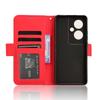Flip Case for Oppo Reno 11F 5G, Card Slot, Red