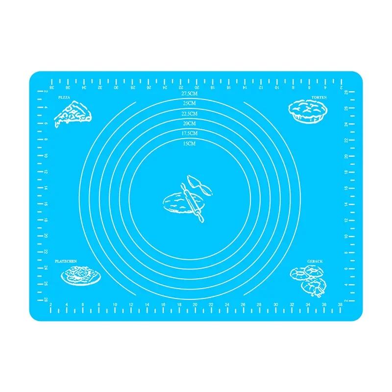 Non-Stick Thickening Rolling Dough Liner Pad, Pastry Cake Bakeware, Paste Flour Table Sheet, Silicone Kitchen Tools