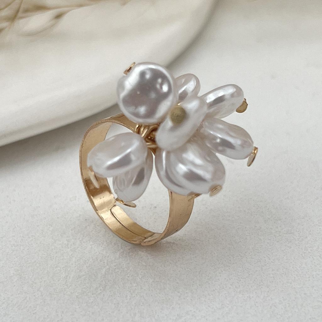 Ingemark 18 Styles Vintage Punk Petal Flowers Rings for Women 2026 Trend Goth Geometric Adjustable Rings New Year Party Jewelry