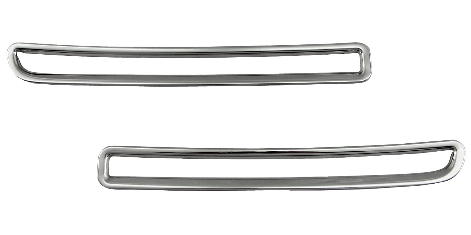 BRIGHTZ Finish Stainless Steel Plated Defogger Rings for Minicab Van DS17V Ultra-Mirror (2-Piece Set) (INT-MID-017)