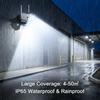 Solar Powered Virtual Camera Safety Light, Two-way Fixture, Multi Style Motion Sensor Waterproof Fence Outdoor Platform Floodlight