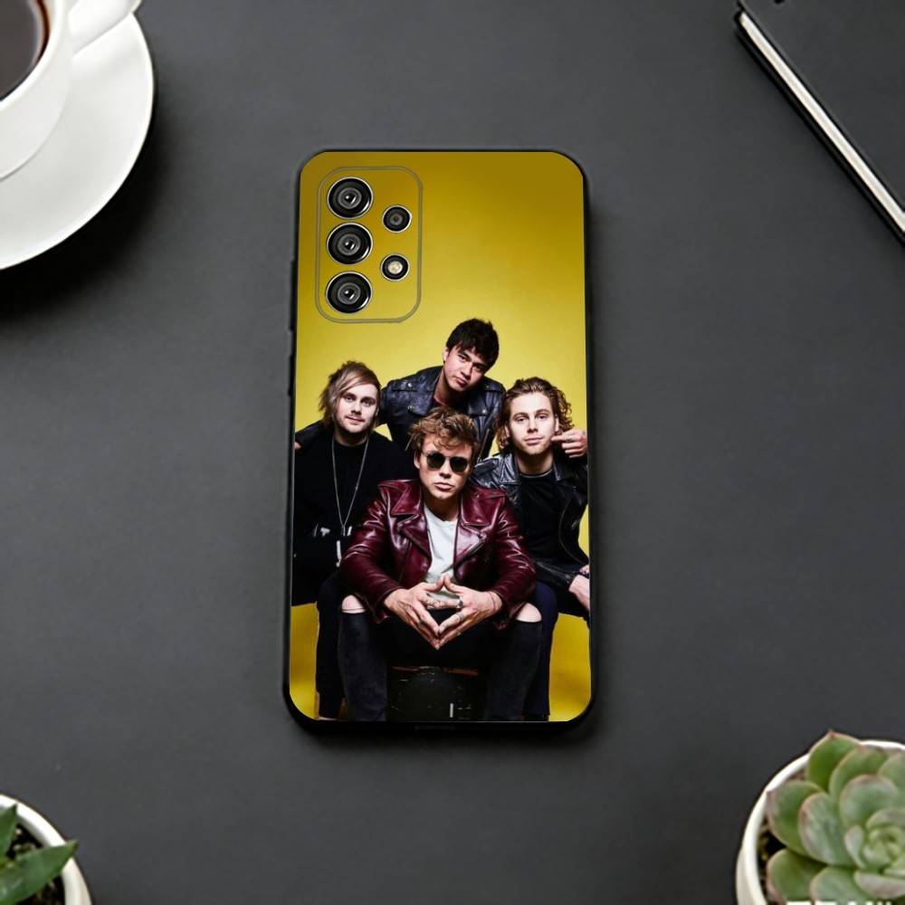 5 Seconds Of Summers 5SOS Phone Case For Samsung S25,S24,S21,S22,S23,S30,Ultra,S20,Plus,Fe,Lite,Note,10,Black Cover