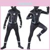 Fantastisk Sort Spider-man Homecoming Cosplay Kostume Med Åndbart Materiale Til Børn Og Voksne