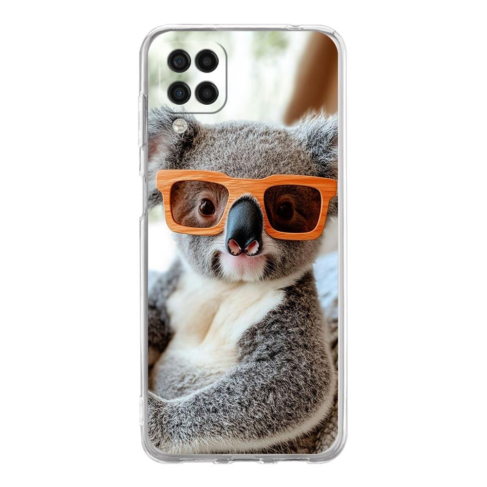 Phone Case For Samsung Galaxy A13 A33 A35 A55 A73 A53 A23 A51 A71 A21S A72 A31 A41 A05s A03S A15 A25 5G Clear Cover Koala