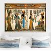 Retro Egyptian Landscape Wall Picture for Living Room Religious Painting Canvas Art Poster and Prints Home Decoration No Frame