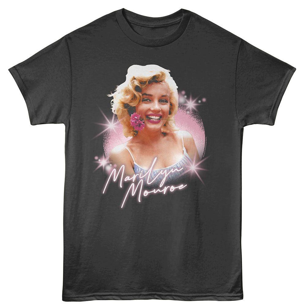 Marilyn Monroe Flower Smoke Icon Shirt Unisex T-Shirt S