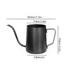 Pour Over Kettle Home Coffee Pouring Pot Hanging Ear Hand Blunt Long Narrow Drip Cup for Coffee Maker Carafe Camping Coffee Pot