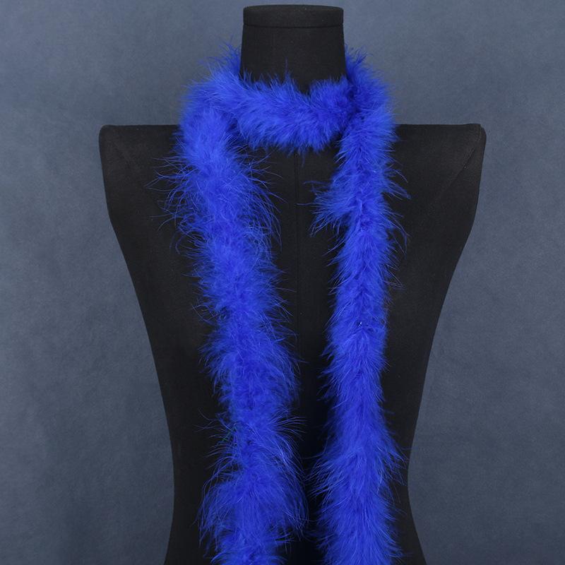 About 2 Meters Long-Haired Turkey Feather Clothing Pet Supplies Car Ornaments Flower Lights Christmas Supplies Diy Decoration