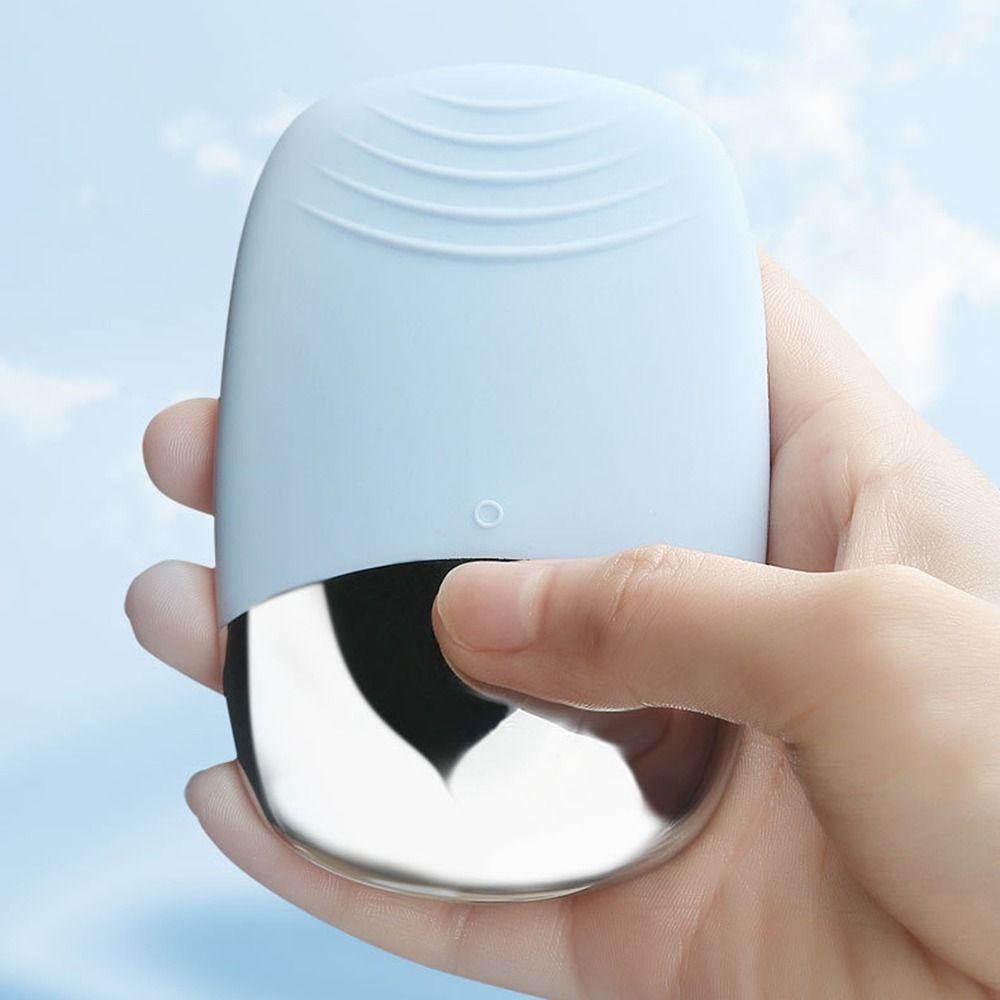 USB Rechargeable Silicone Facial Cleansing Brush Deep Pore Cleaning Vibrating Facial Massager  Home