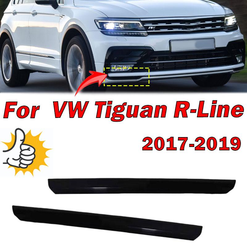 Auto Exterior Accessories For Volkswagen VW Tiguan R-Line 2017 2018 2019 Car Front Bumper Lower Molding Trim Without Painting