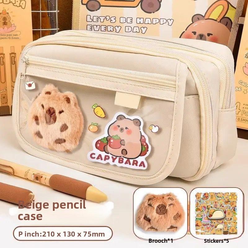 Dolphin Nine Layer Pen Bag Large Capacity Pain Pack Pen Bag Multi Functional Stationery Box Pen Box Back To School Season